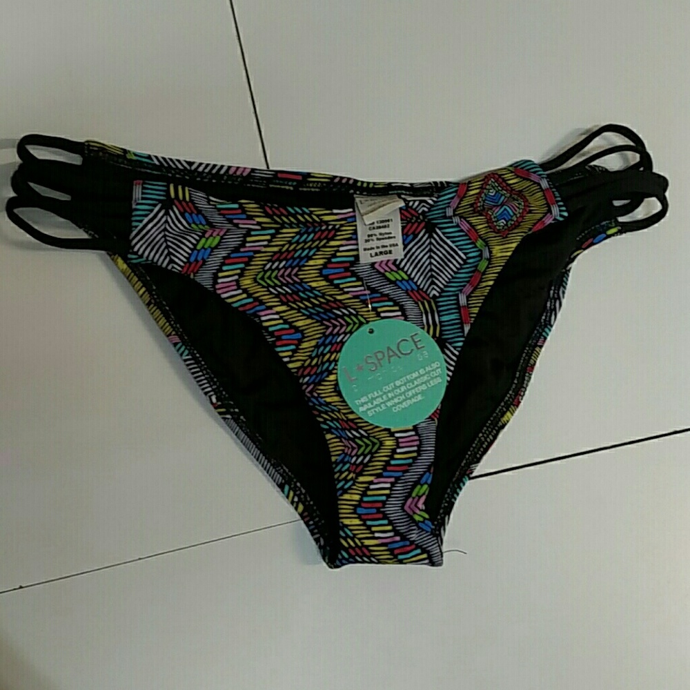L space full strappy side tribal bottom